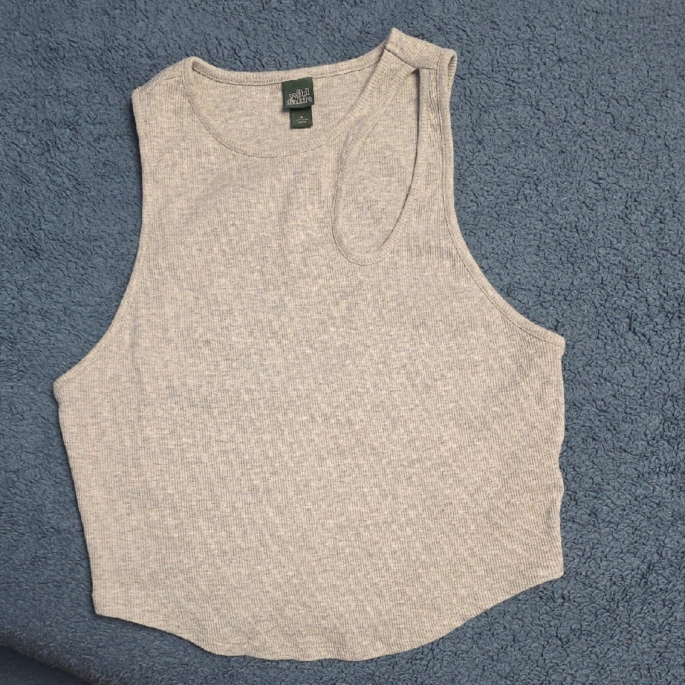 Wild Fable Light Gray Tank Top